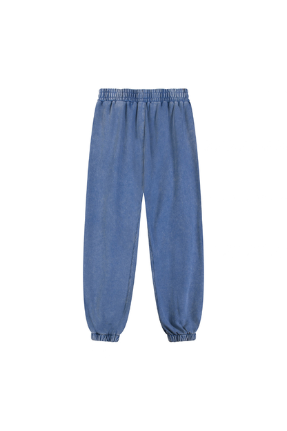 Men Fall Clothing 400G Washed Relaxed Cuff Jogger Pants