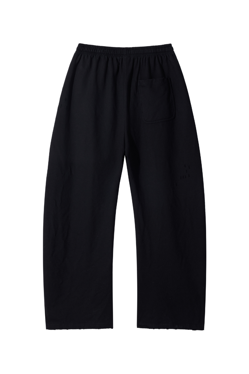 Men Fall Clothing Distressed Wide Leg Streetwear Sweatpants