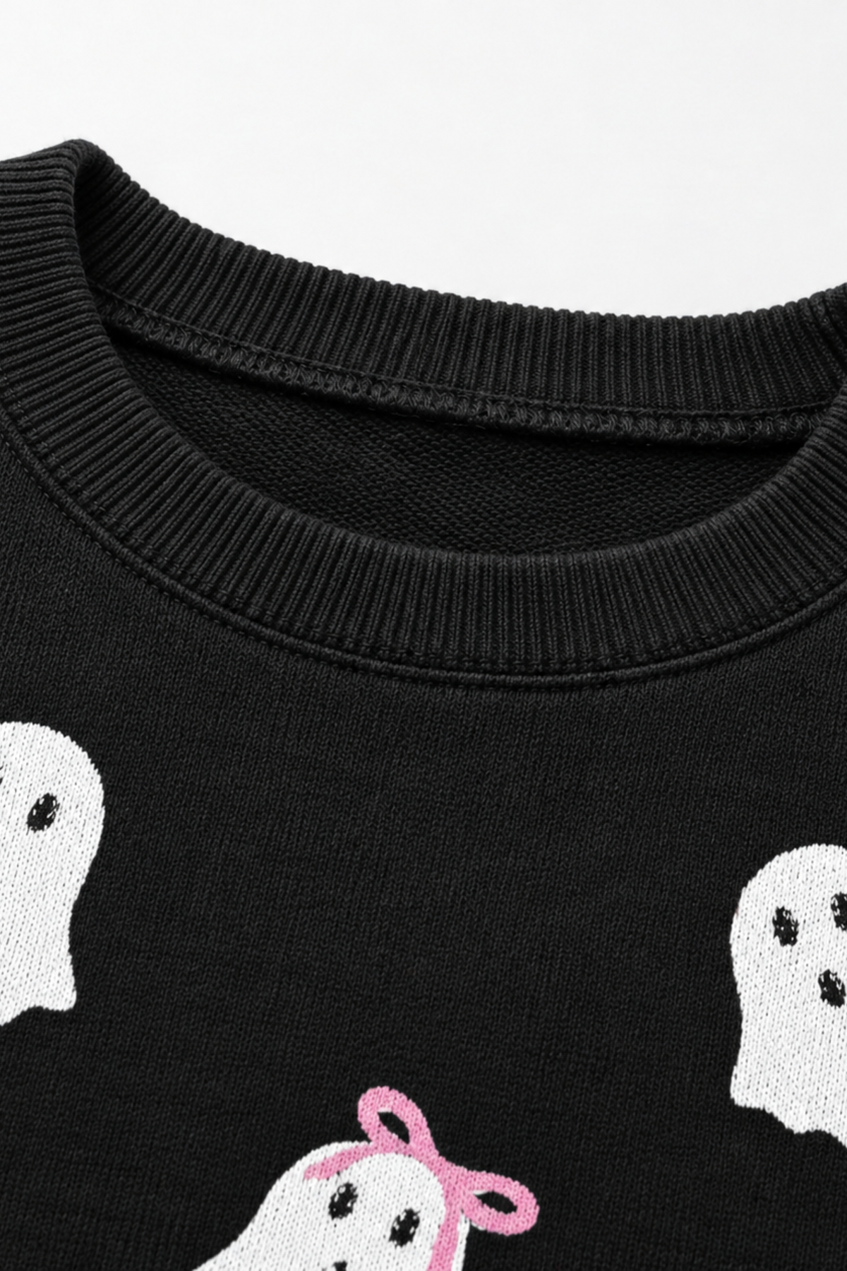 Women's Fall Halloween Print Crew Sweatshirt