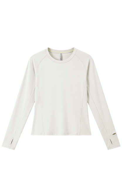 Women's Summer Wool Long Sleeve Outdoor Anti-Odor Tee