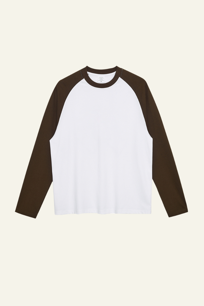 Women's Streetwear Cotton Color Block Long Sleeve T-shirt