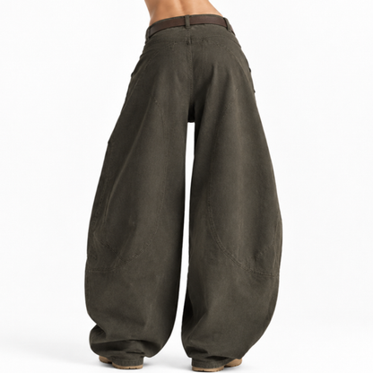 Women's High Waist Baggy Wide Leg Jeans
