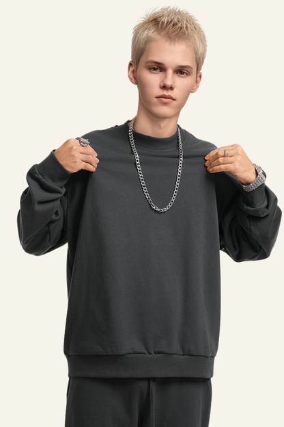 Men's Solid-Colored Pullover