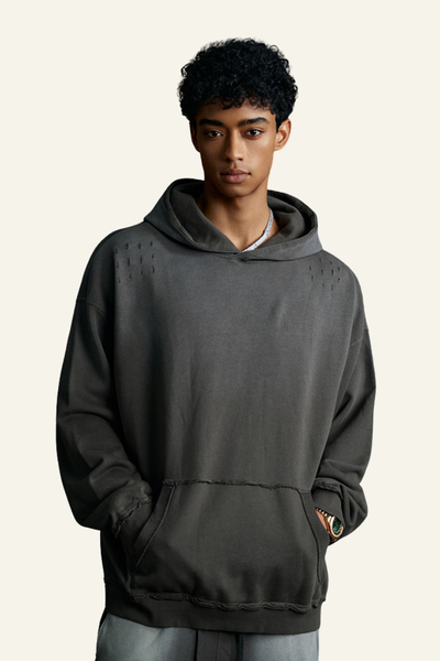 Men's Cotton Gradient Color Hoodie