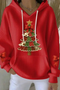Red Patchwork Christmas Tree