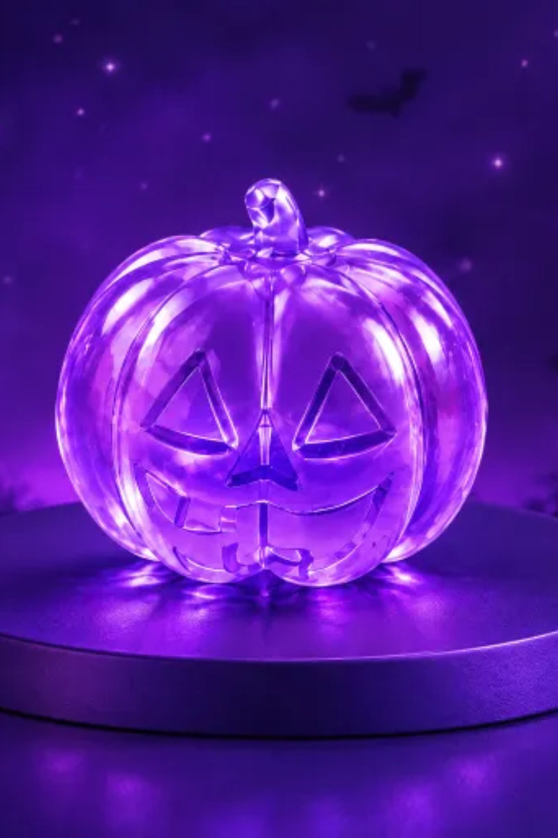 Unisex Fall Halloween Stretchy TPR Gel Pumpkin Squishy Toy