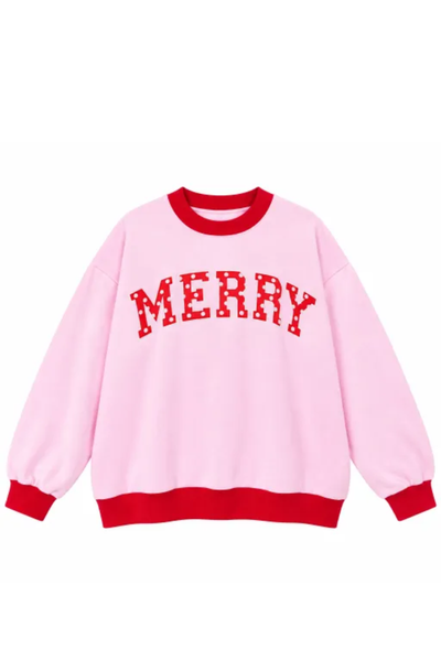 Women Fall Clothing Oversized Color Block Sweatshirt