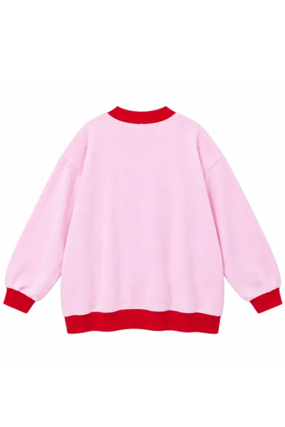 Women Fall Clothing Oversized Color Block Sweatshirt