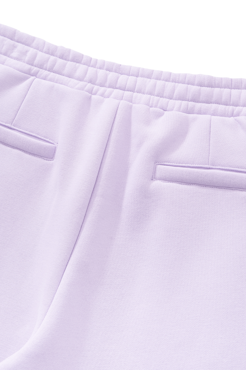 Unisex Fall Clothing Fleece Lined Curved Wide Leg Pants