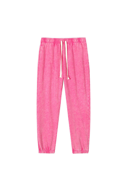 Men Fall 400G Washed Vintage Relaxed Sweatpants