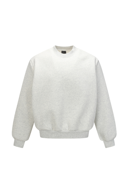 Men Winter Fleece Lined Crew Neck Oversized Sweatshirt