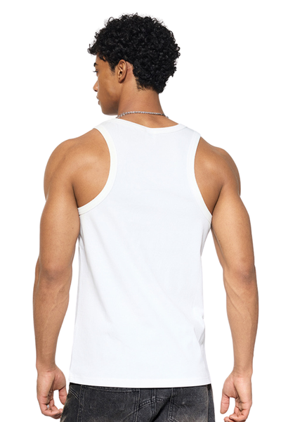 Men's Summer 315g Heavy Cotton Solid Ribbed Tank