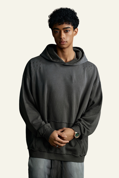 Men's Cotton Gradient Color Hoodie