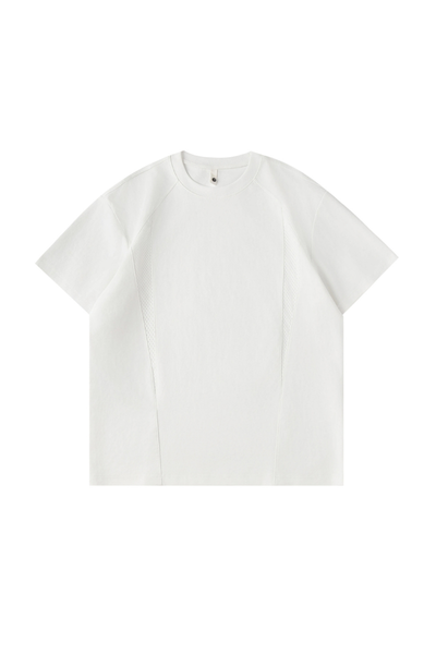 Men's Summer Raglan Mesh-Panel Oversized Athletic T-Shirt