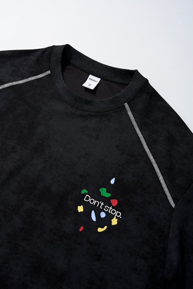 Men's Streetwear Vintage Heart Pattern T-shirt
