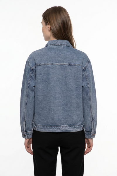 Women's Classic Washed  Relaxed Denim Jacket