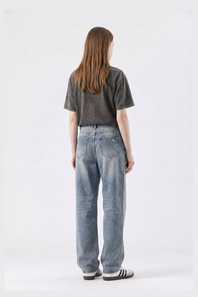 Women's Classic 5-Pocket High Waist Straight Leg Jeans