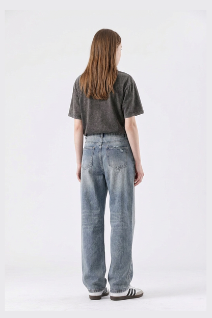 Women's Classic 5-Pocket High Waist Straight Leg Jeans