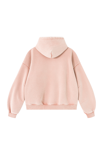 Unisex Fall Clothing Vintage Faded Curved Sleeve Hoodie