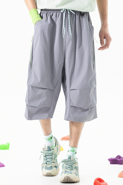 Men's Summer Hiking Quick Dry Breathable Cargo 7/8 Shorts