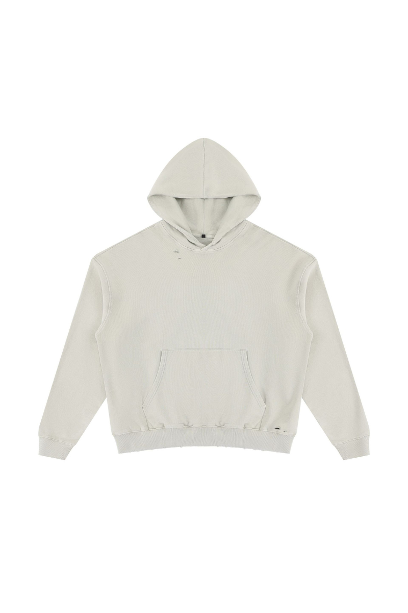 Women Fall Clothing Snow Washed Cropped Heavyweight Hoodie