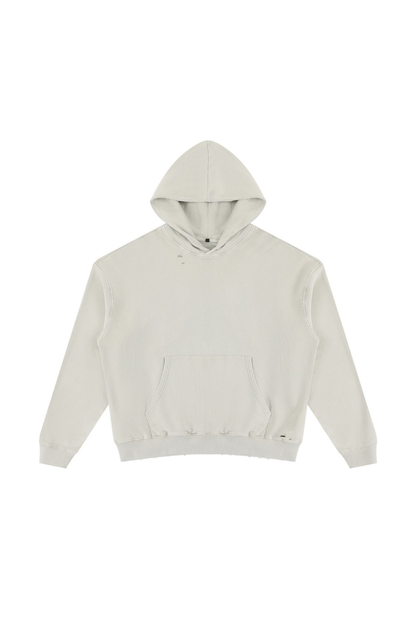 Women Fall Clothing Snow Washed Cropped Heavyweight Hoodie