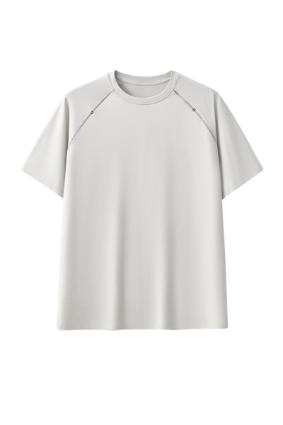 Men's 7A Antibacterial Cotton 3D Patchwork Tee