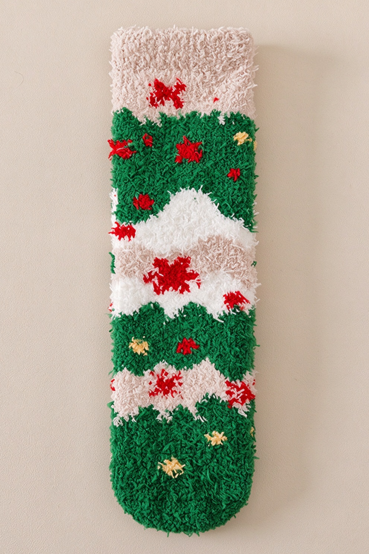 Unisex Winter Christmas Coral Fleece Warm Sleep Mid Socks