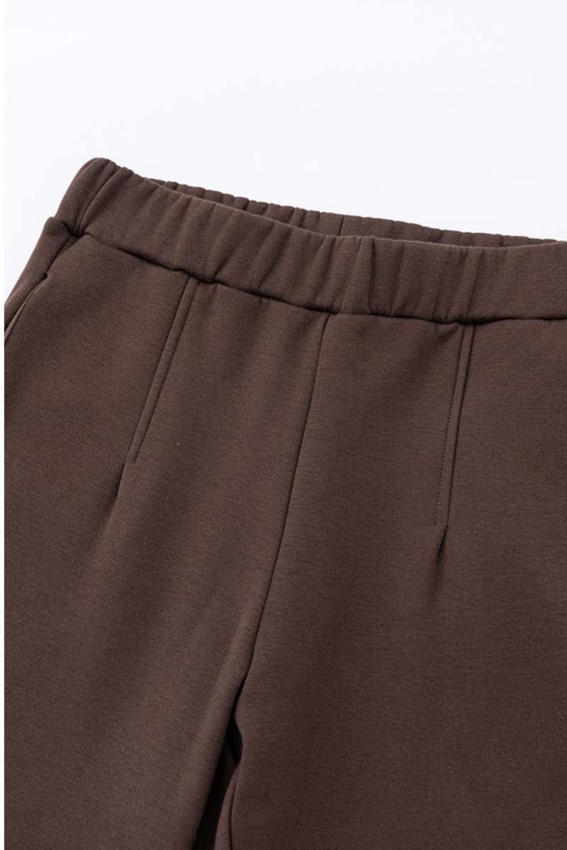 Women's Slimming Pleated waist Flared Pants