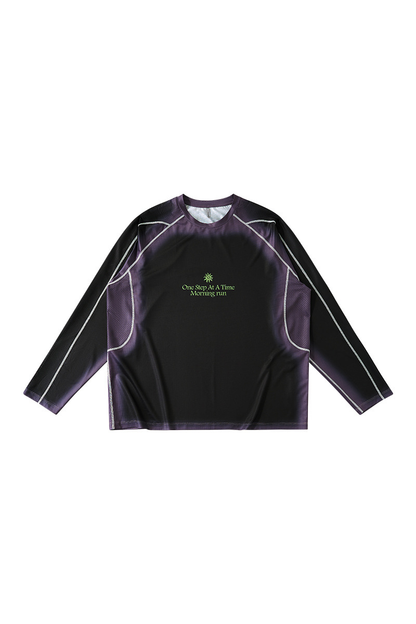 Unisex Spring Summer 2026 Long Sleeve Outdoor Ombre Tee
