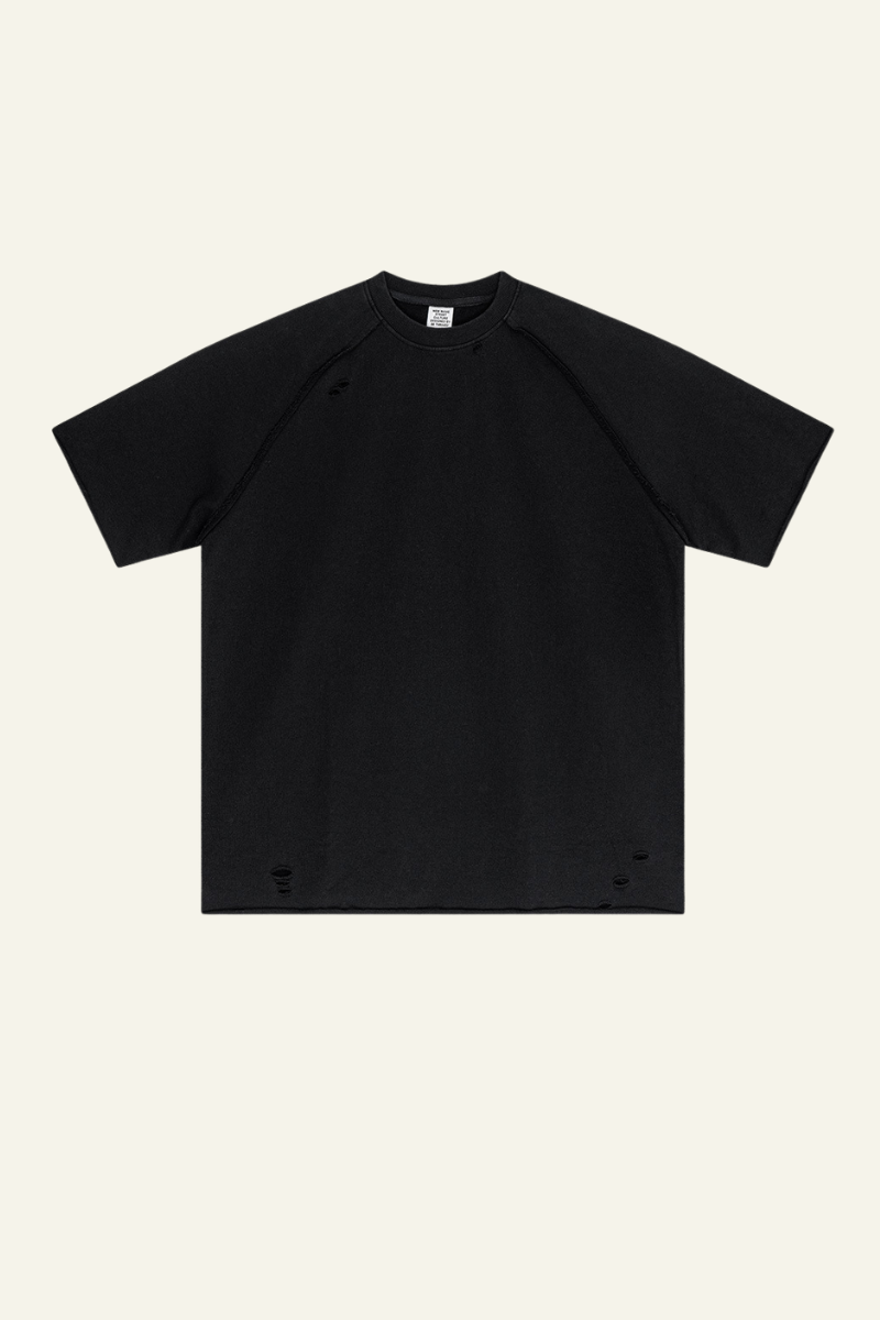 Women's Washed Wax-Dyed Cotton  T-shirt.