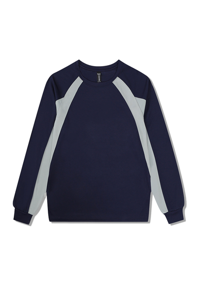 Men Spring Quick Dry Mesh Raglan Long Sleeve Sports Tee