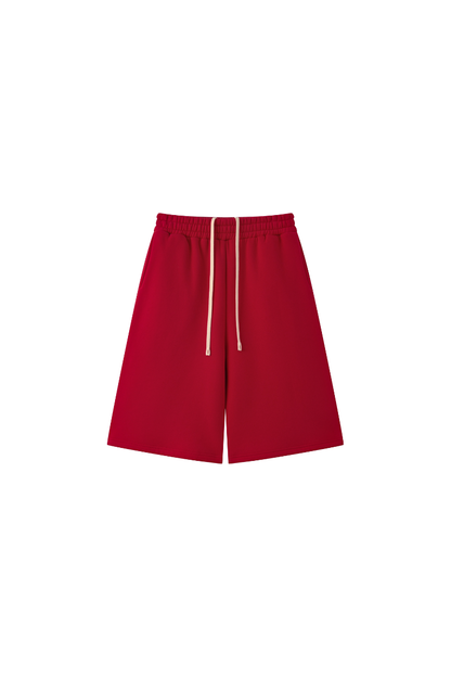 Men Fall Clothing Fleece Lined Drawstring Five Inch Shorts