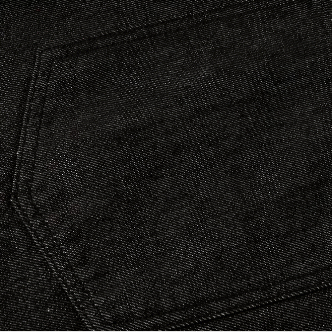 Men's Summer Solid Color Loose Wide-Leg Denim Shorts