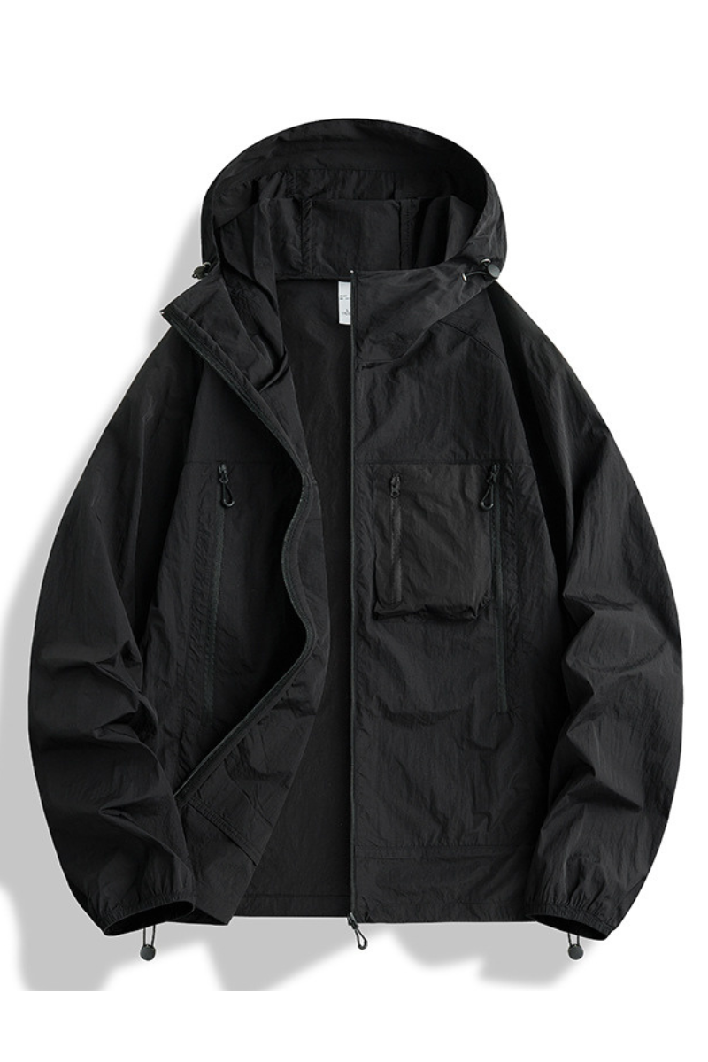 Unisex Summer UPF50 Lightweight Hooded Fishing Jacket