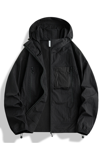 Unisex Summer UPF50 Lightweight Hooded Fishing Jacket