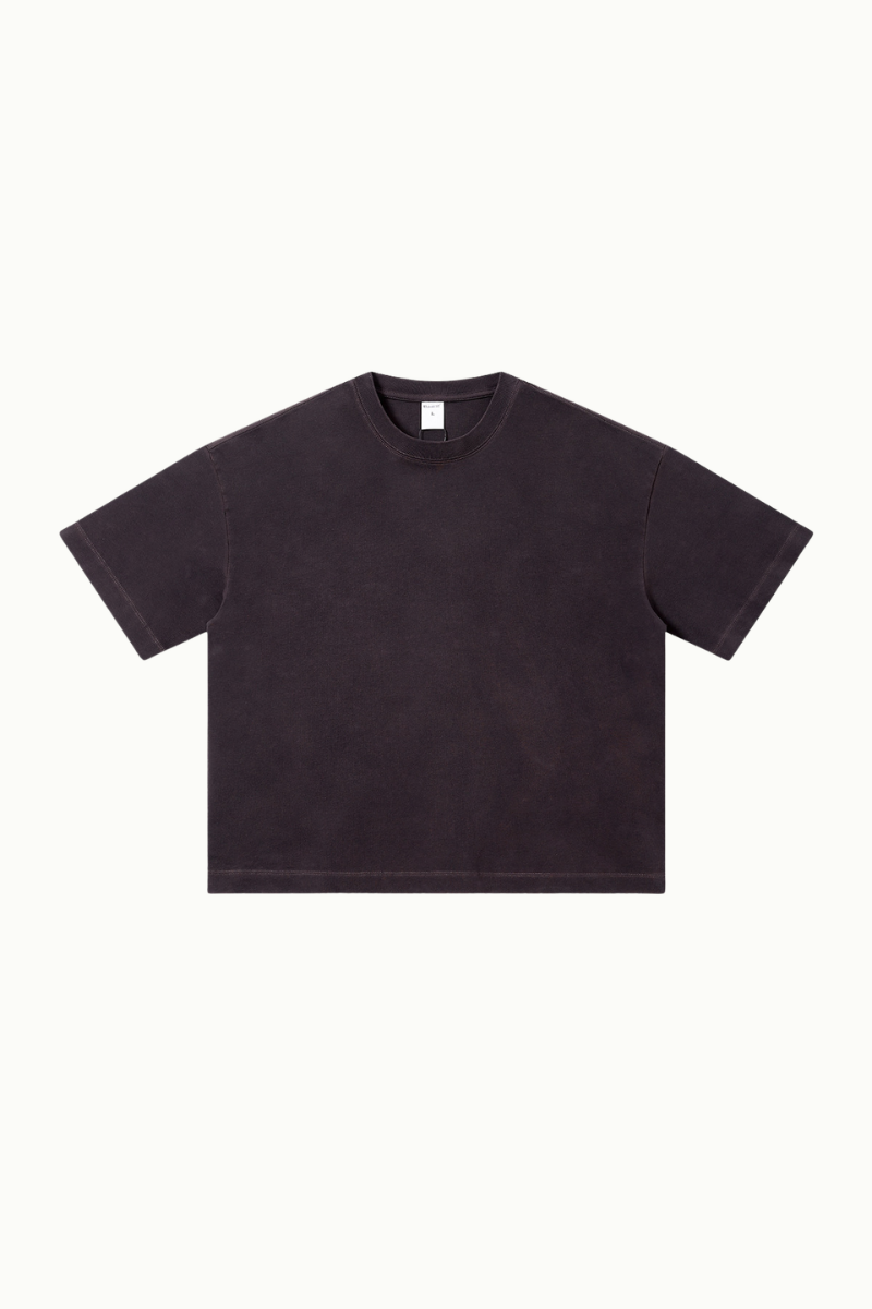 Men's Summer 280g Cotton Washed Oversized Boxy Tee