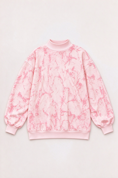 Women's Fall Oversize Crew Neck Pullover Sweatshirt