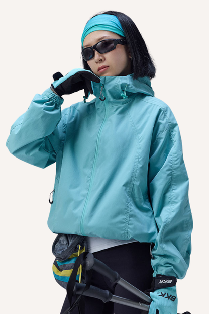 Unisex 3N Light Waterproof Hooded Outdoor Cycling Jacket