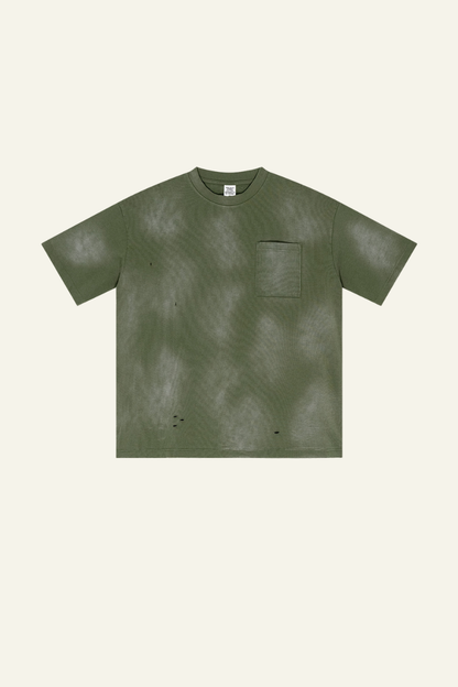 Men's Vintage Gradient Cotton Athletic Wear T-shirt