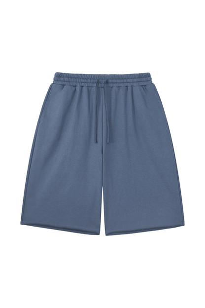 Men's Summer French-Terry Loose 7-Inch Streetwear Shorts