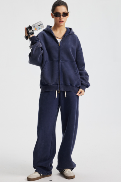 Men/Women's unisex coat and casual pants set - couple's style