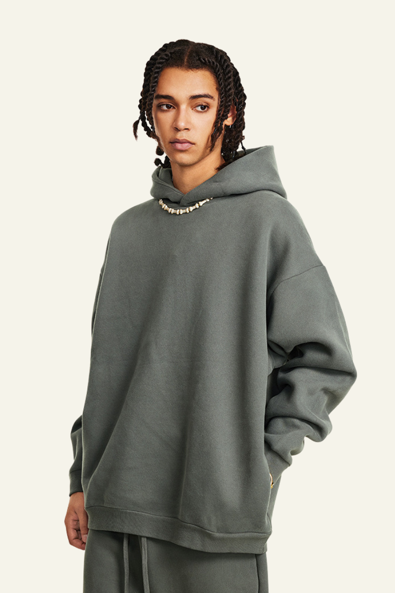 Men's Streetwear Fleece-Lined Hoodie