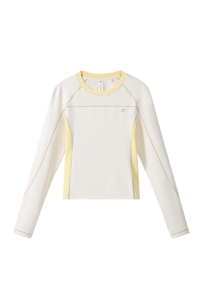 Women's Tight Stretch Slim Quick Dry Long Sleeve Crop Top