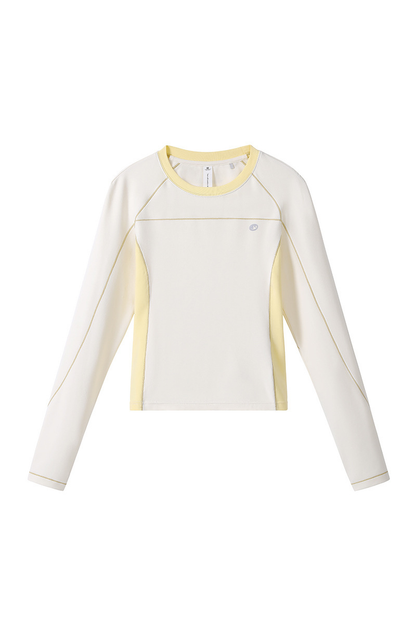 Women's Tight Stretch Slim Quick Dry Long Sleeve Crop Top
