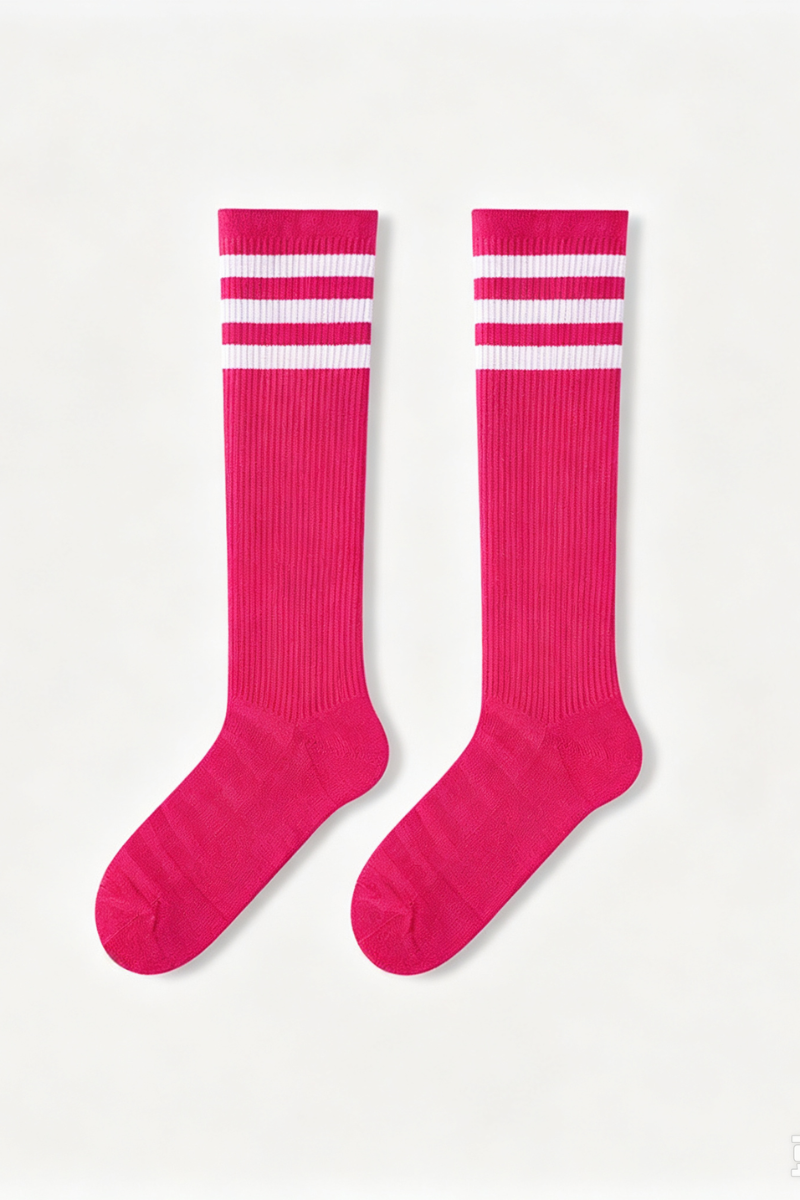 Women's Fall Three-Stripe Compression Knee-High Socks