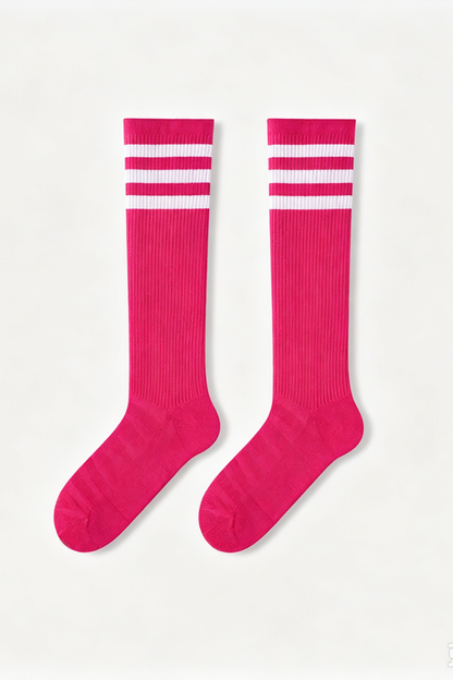 Women's Fall Three-Stripe Compression Knee-High Socks