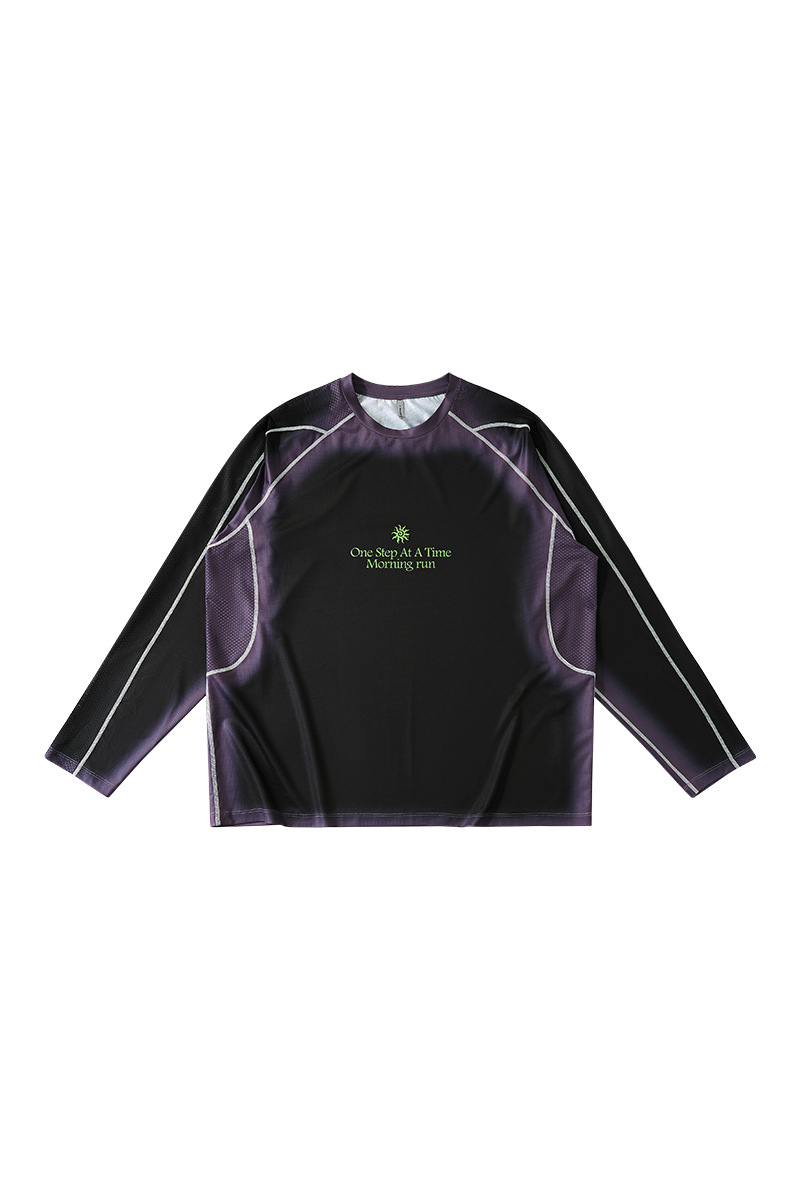 Men's Spring Summer 2026 Long Sleeve Outdoor Ombre Tee