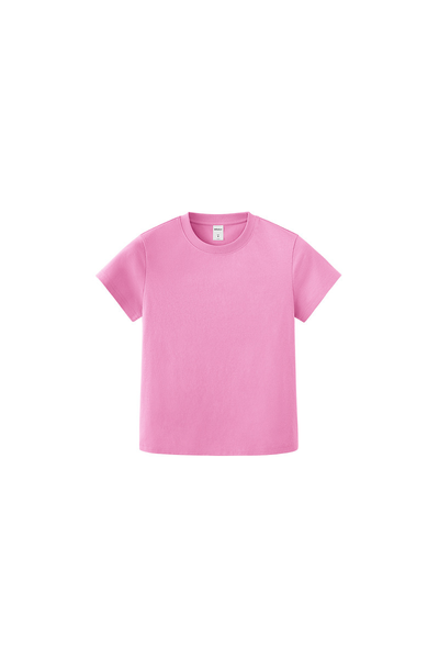 Women's Spring Summer 260g Solid Crewneck Oversized Tee
