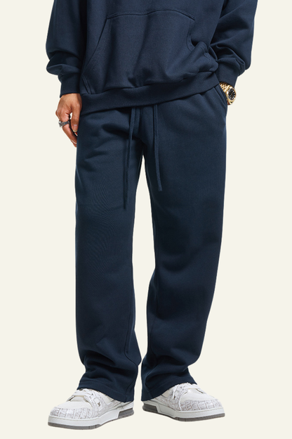 Men's Relaxed Athletic Wear Straight-Leg Pants.